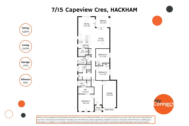 Floorplan of Homely house listing, 7/15 Capeview Crescent, Hackham SA 5163