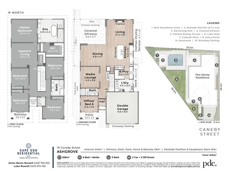 Floorplan of Homely house listing, 19 Caneby Street, Ashgrove QLD 4060