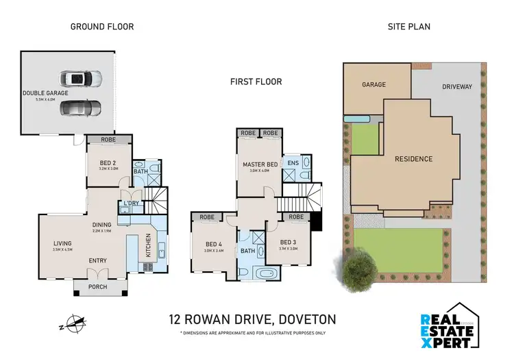 Floorplan of Homely townhouse listing, 1/12 Rowan Drive, Doveton VIC 3177