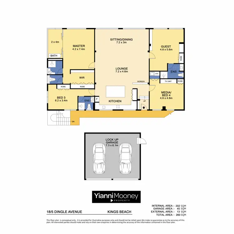 Floorplan of Homely apartment listing, 18/5 Dingle Avenue, Kings Beach QLD 4551