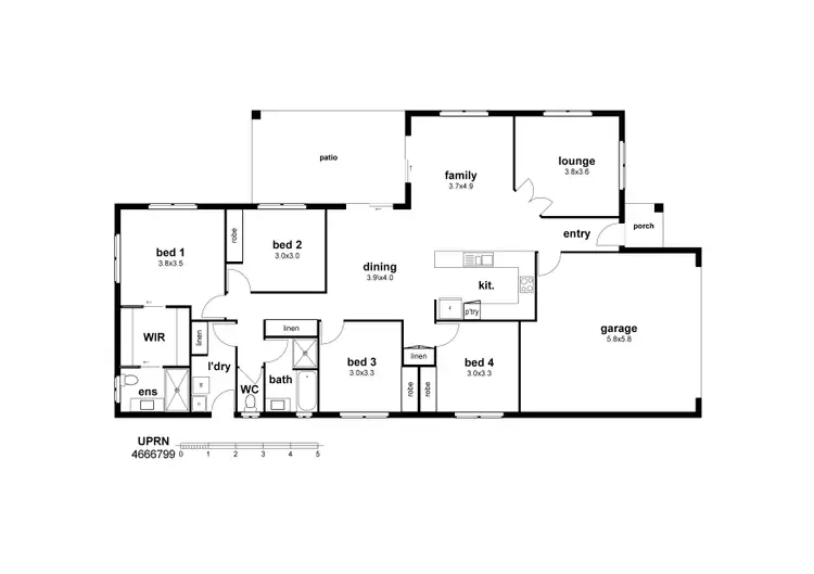 Floorplan of Homely house listing, Address available on request