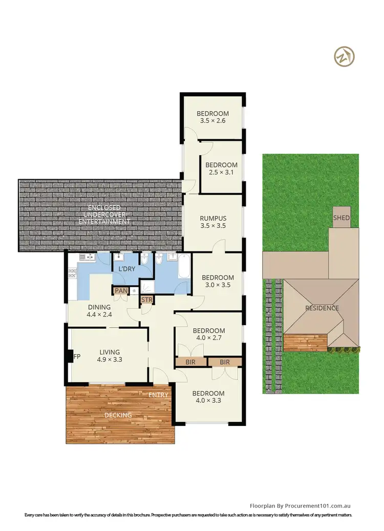Floorplan of Homely house listing, 8 Lilac Avenue, Dandenong North VIC 3175
