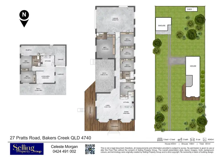 Floorplan of Homely house listing, 27 Pratts Road, Bakers Creek QLD 4740