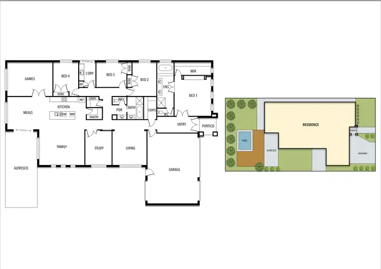 Floorplan of Homely house listing, 13 Stewart Street, Mansfield VIC 3722