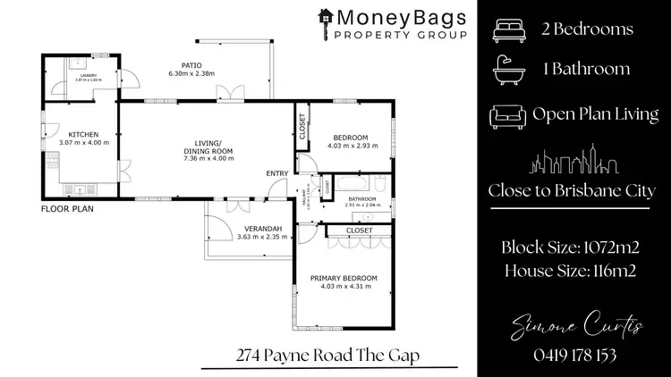 Floorplan of Homely house listing, 274 Payne Road, The Gap QLD 4061
