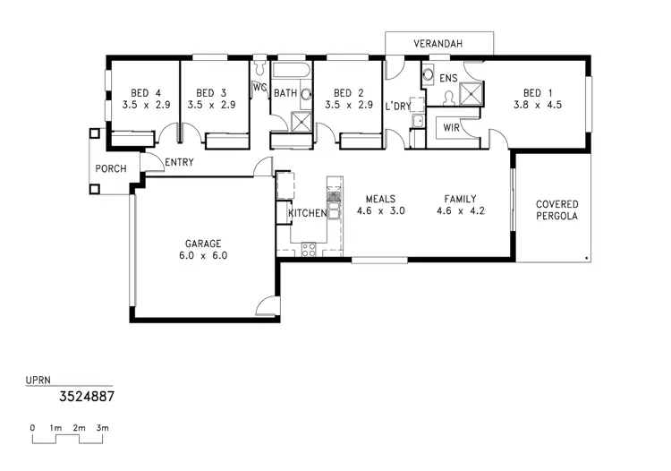 Floorplan of Homely house listing, Address available on request