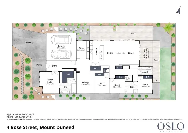 Floorplan of Homely house listing, 4 Bose Street, Mount Duneed VIC 3217