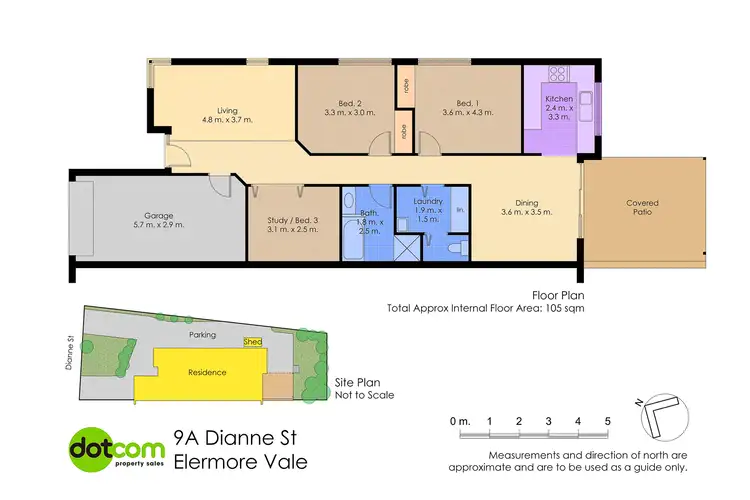 Floorplan of Homely house listing, 9A Unit 1/9 Dianne Street, Elermore Vale NSW 2287