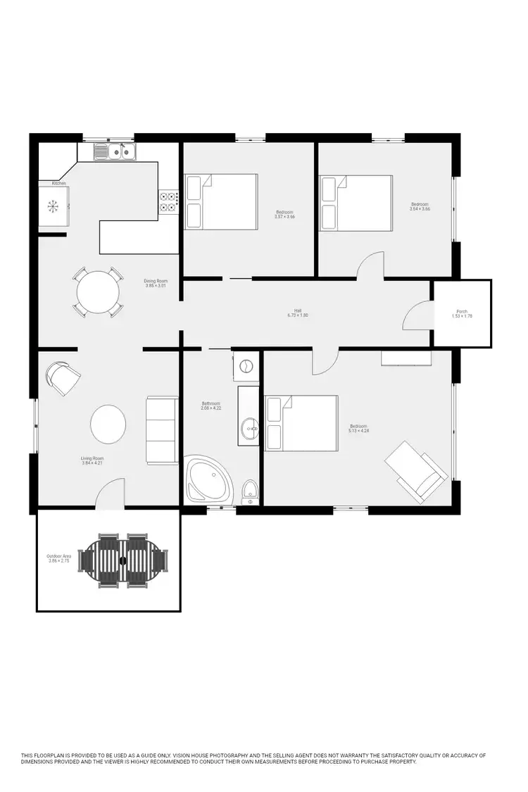 Floorplan of Homely house listing, 83 Seventh Street, Merbein South VIC 3505