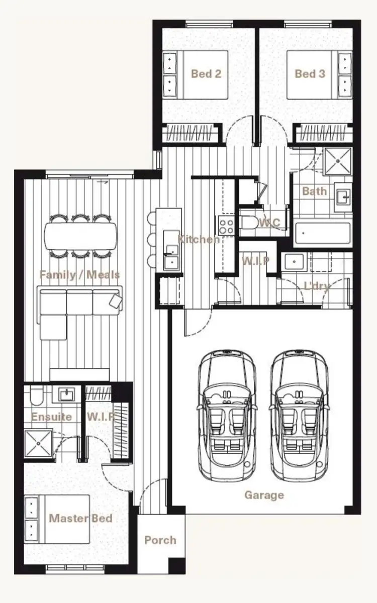 Floorplan of Homely house listing, Lot 21360 Corrib Road, Clyde VIC 3978