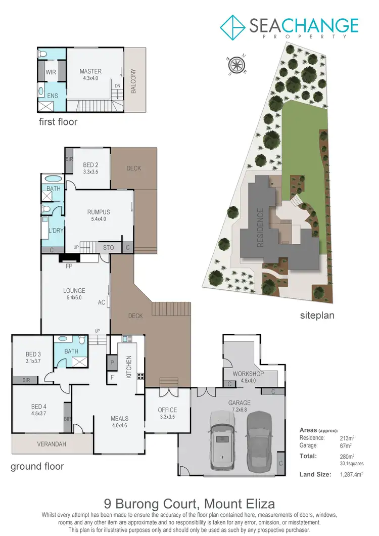 Floorplan of Homely house listing, 9 Burong Court, Mount Eliza VIC 3930