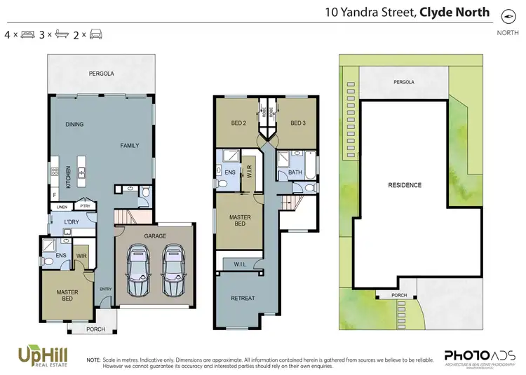 Floorplan of Homely house listing, 10 Yandra Street, Clyde North VIC 3978