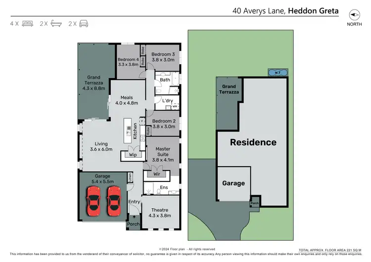 Floorplan of Homely house listing, 40 Averys Lane, Heddon Greta NSW 2321