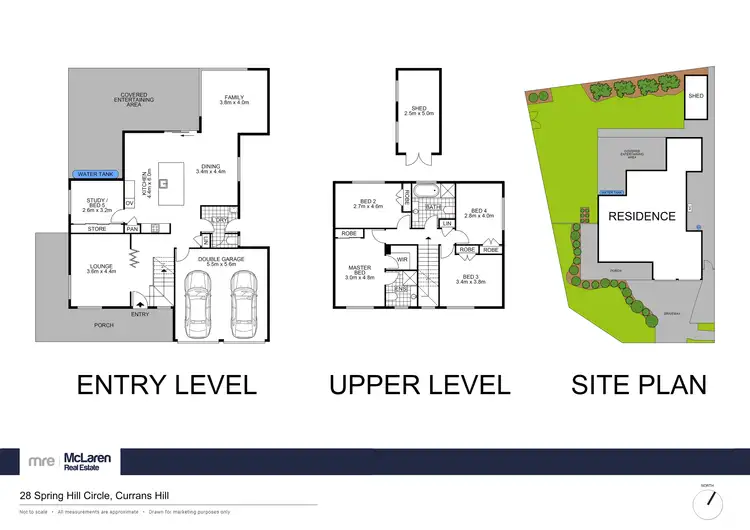 Floorplan of Homely house listing, 28 Spring Hill Circle, Currans Hill NSW 2567