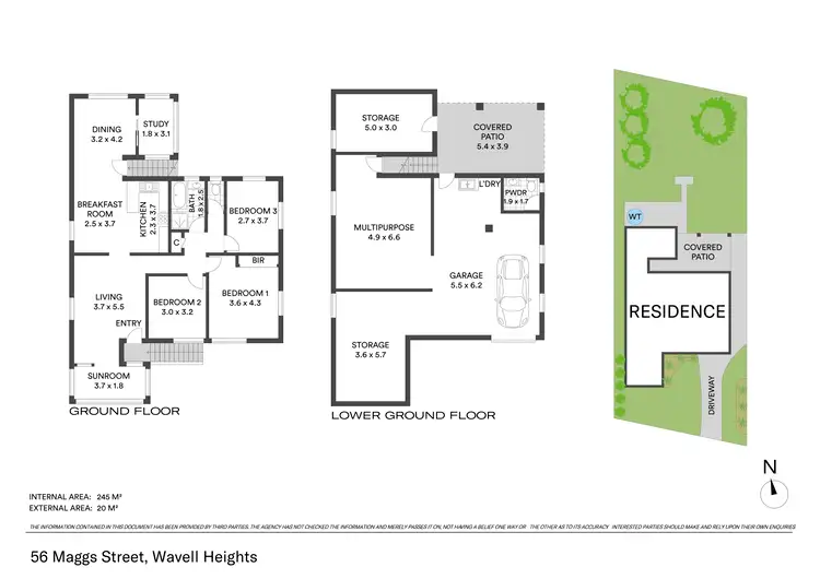 Floorplan of Homely house listing, 56 Maggs Street, Wavell Heights QLD 4012