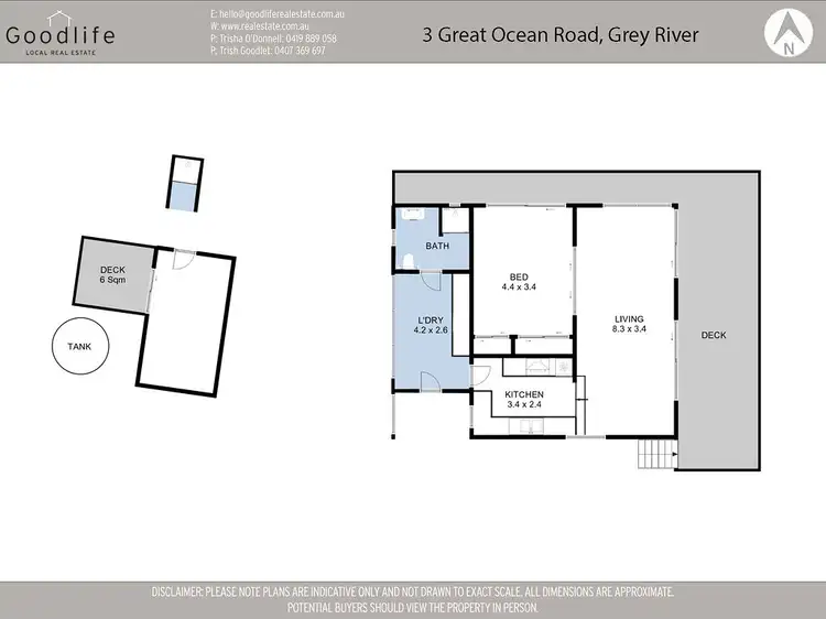Floorplan of Homely house listing, 3 Great Ocean Road, Grey River VIC 3234