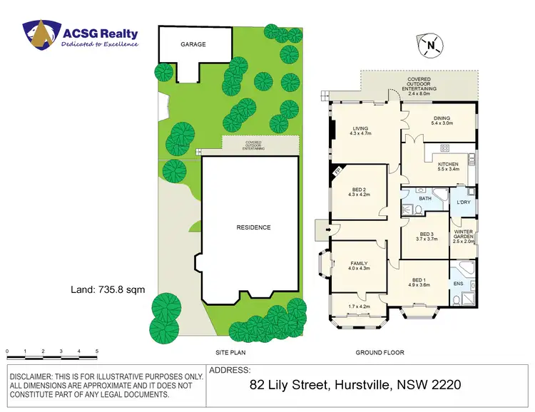 Floorplan of Homely house listing, 82 Lily St, Hurstville NSW 2220