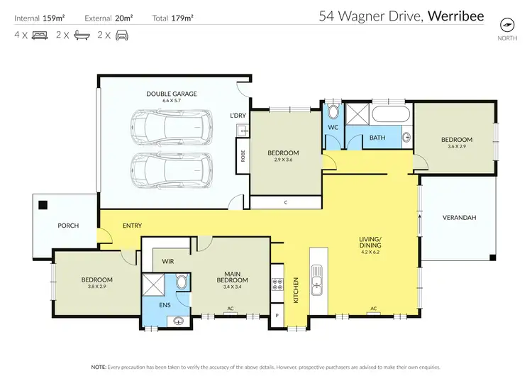 Floorplan of Homely house listing, 54 Wagner Drive, Werribee VIC 3030