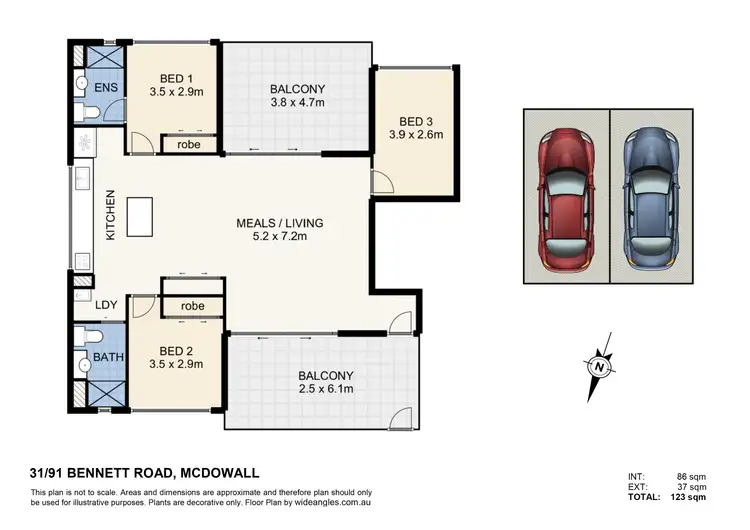 Floorplan of Homely unit listing, 31/91 Beckett Road, Mcdowall QLD 4053