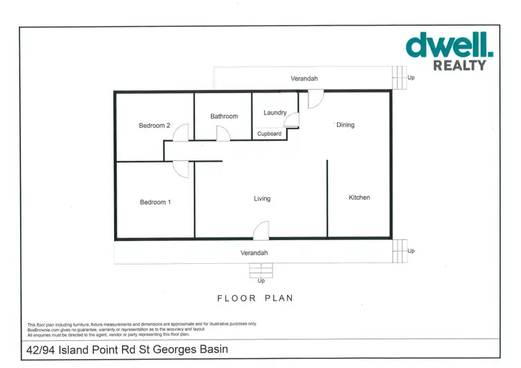 Floorplan of Homely retirement listing, 42/94 ISLAND POINT ROAD, St Georges Basin NSW 2540