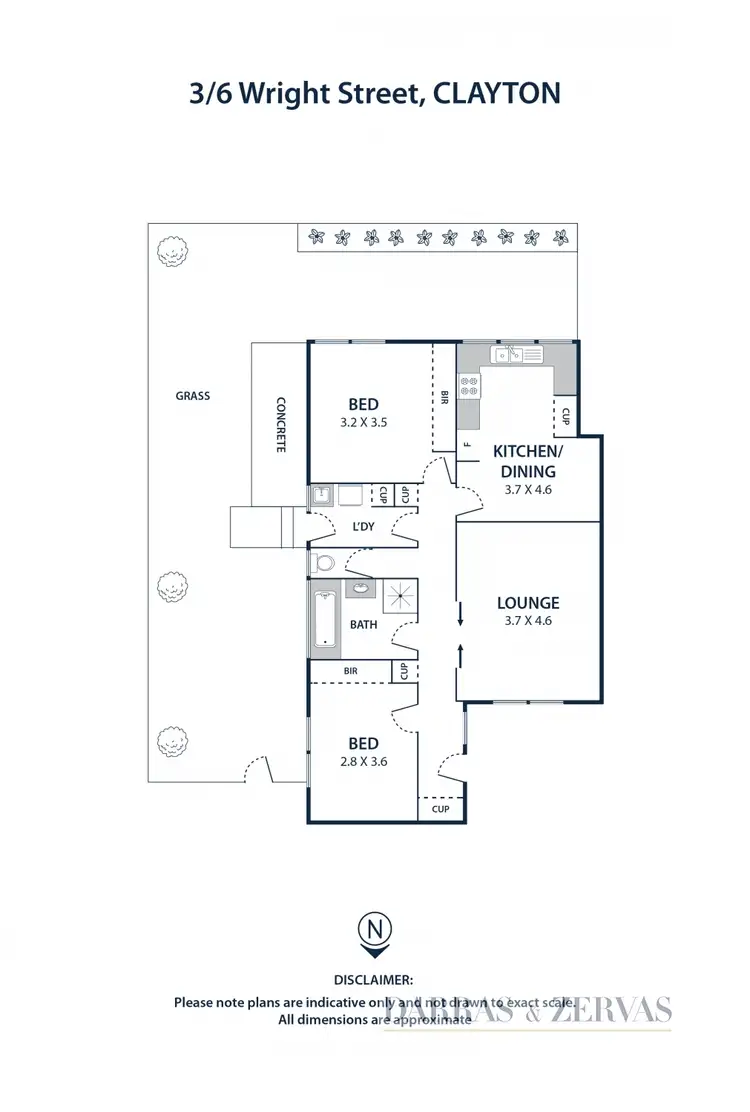 Floorplan of Homely unit listing, 3/6 Wright Street, Clayton VIC 3168