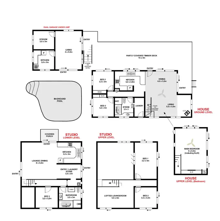 Floorplan of Homely rural property listing, 109 Motts Road, Main Arm NSW 2482