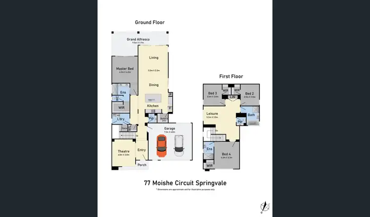Floorplan of Homely house listing, 77 MOISHE CIRCUIT, Springvale VIC 3171
