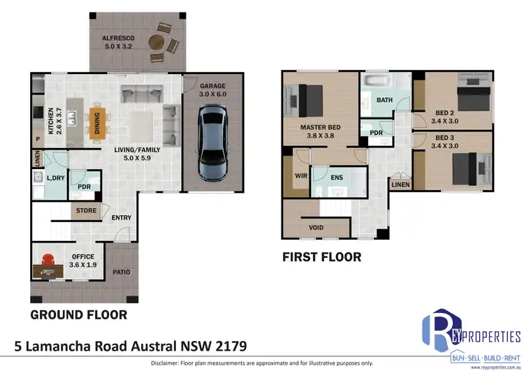 Floorplan of Homely house listing, 5 Lamancha Road, Austral NSW 2179