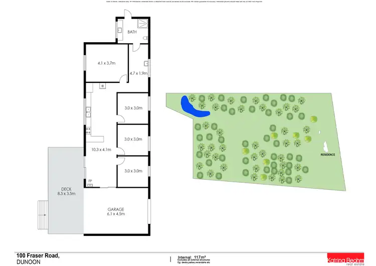 Floorplan of Homely rural property listing, 100 Fraser Road, Dunoon NSW 2480