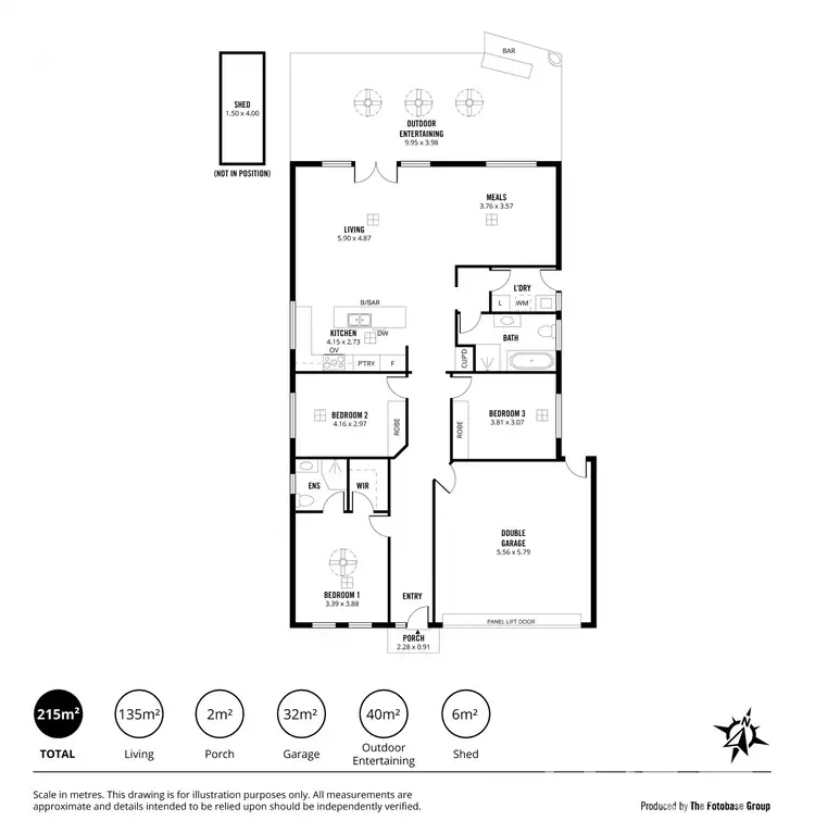 Floorplan of Homely house listing, 6 Frome Avenue, Hampstead Gardens SA 5086