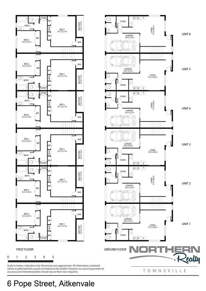 Floorplan of Homely block of units listing, 6 Pope Street, Aitkenvale QLD 4814