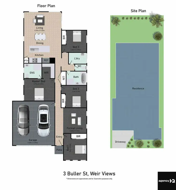 Floorplan of Homely house listing, 3 Buller Street, Weir Views VIC 3338