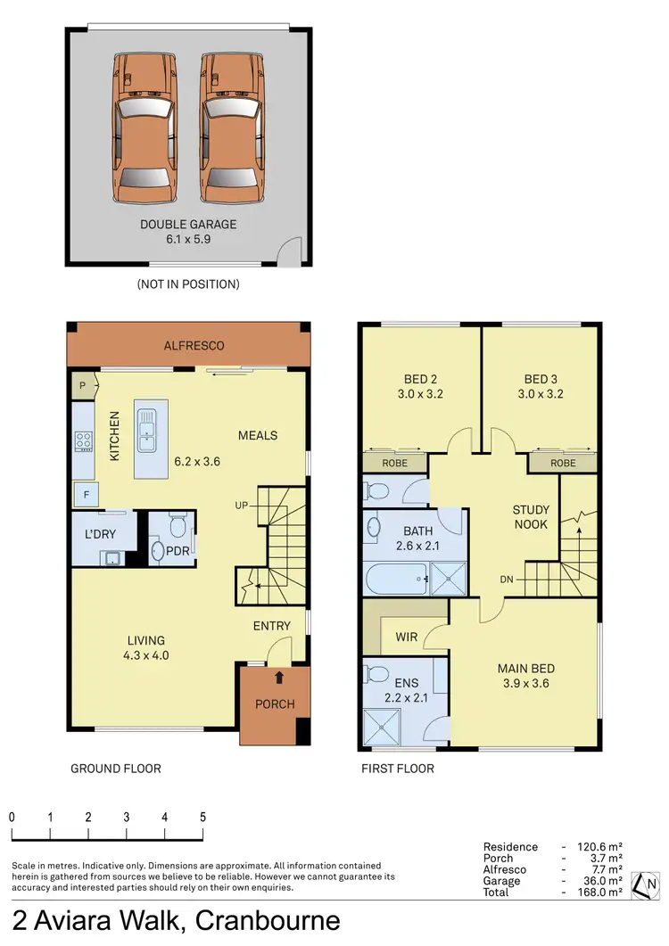 Floorplan of Homely townhouse listing, 2 Aviara Walk, Cranbourne VIC 3977