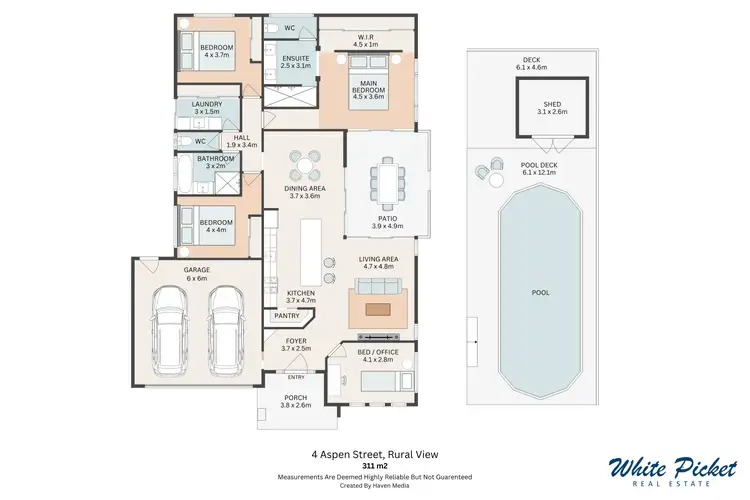 Floorplan of Homely house listing, 4 Aspen Street, Rural View QLD 4740