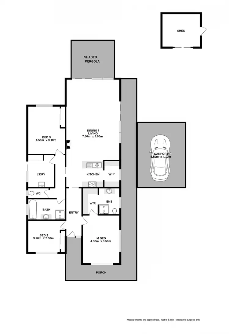 Floorplan of Homely house listing, 18 Connel Street, Yackandandah VIC 3749