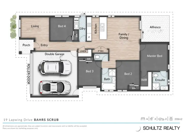 Floorplan of Homely house listing, 19 Lapwing Drive, Bahrs Scrub QLD 4207