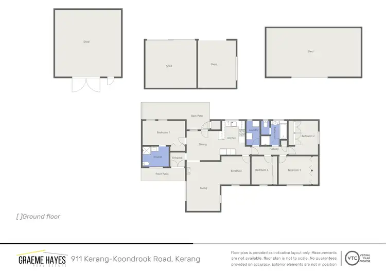 Floorplan of Homely rural property listing, 911 Kerang-Koondrook Road, Kerang VIC 3579