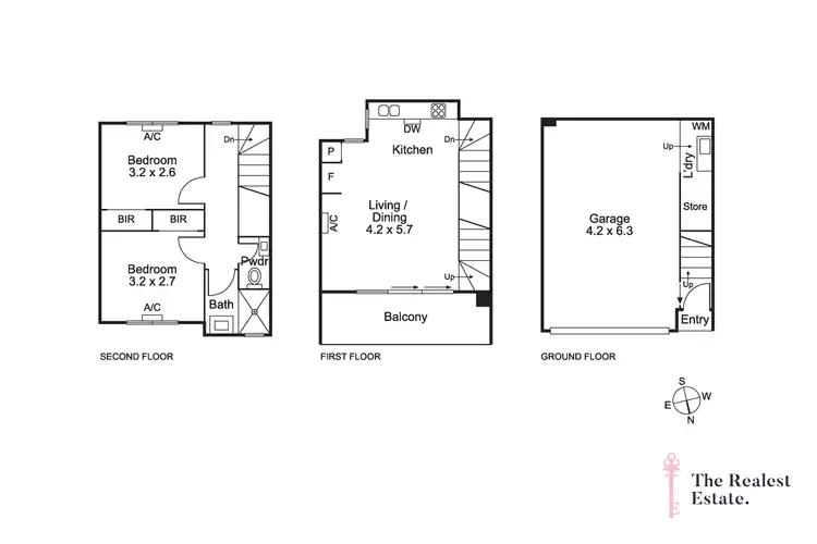 Floorplan of Homely townhouse listing, 7/848 Sydney Road, Coburg VIC 3058