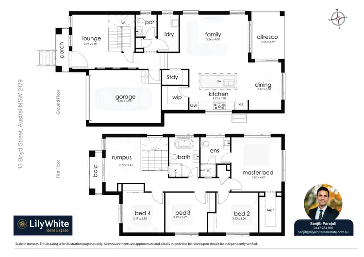 Floorplan of Homely house listing, 13 Boyd Street, Austral NSW 2179