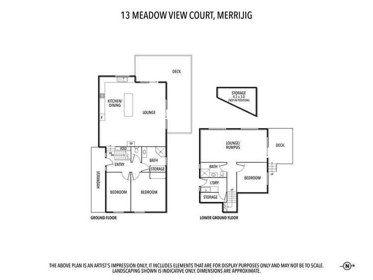 Floorplan of Homely house listing, 13 Meadow View Court, Merrijig VIC 3723