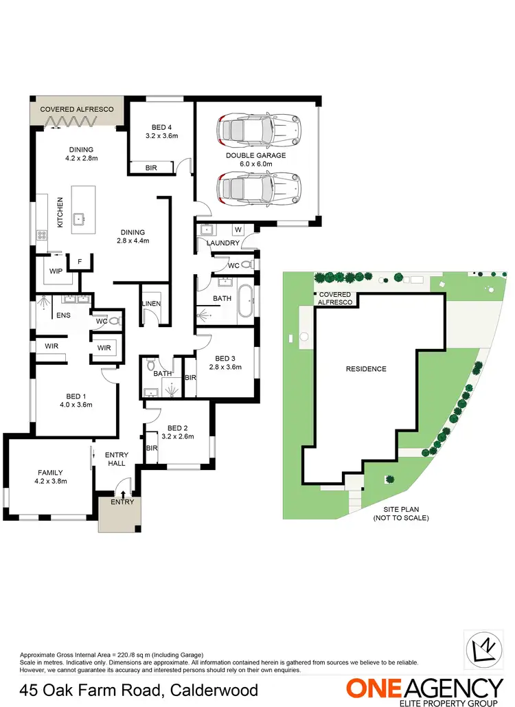 Floorplan of Homely house listing, 45 Oak Farm Road, Calderwood NSW 2527