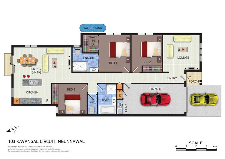 Floorplan of Homely house listing, 103 Kavangal Circuit, Ngunnawal ACT 2913