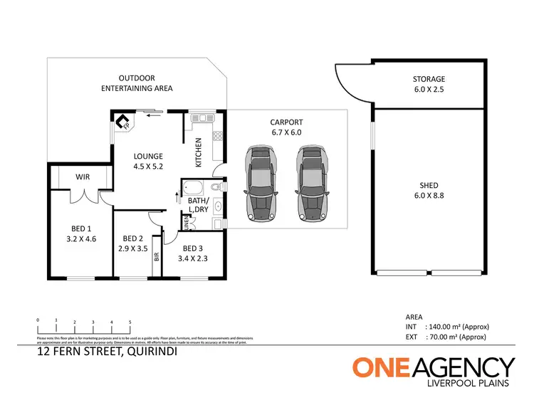 Floorplan of Homely house listing, 12 Fern Street, Quirindi NSW 2343