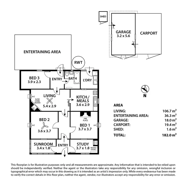 Floorplan of Homely house listing, 6 Shearer Street, Mannum SA 5238