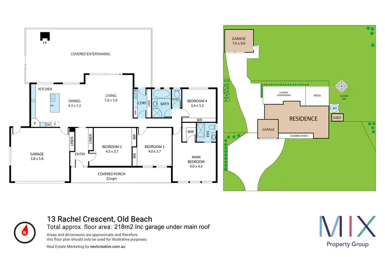 Floorplan of Homely house listing, 13 Rachel Crescent, Old Beach TAS 7017
