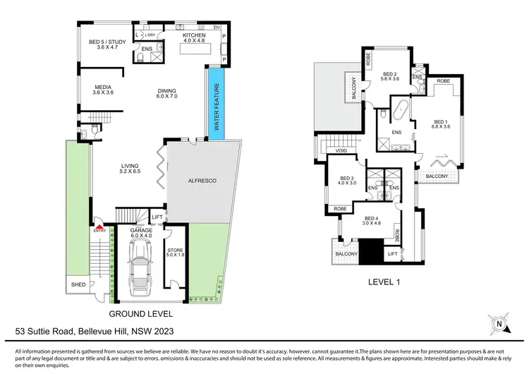 Floorplan of Homely house listing, 53 Suttie Road, Bellevue Hill NSW 2023