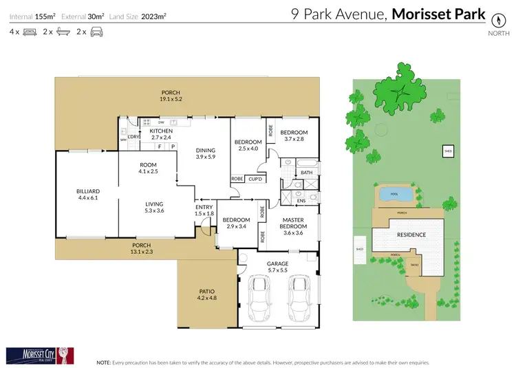 Floorplan of Homely house listing, 9 Park Avenue, Morisset Park NSW 2264