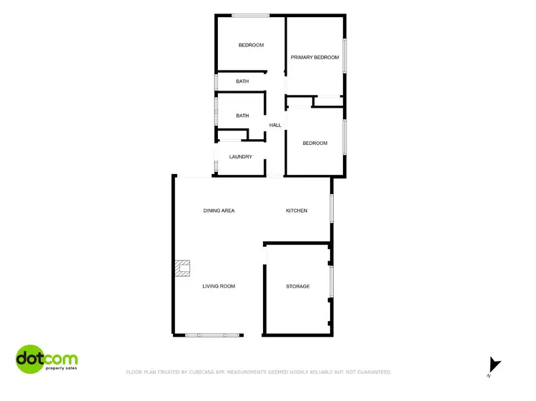 Floorplan of Homely semi-detached listing, 1/125 Cobbora Road, Dubbo NSW 2830