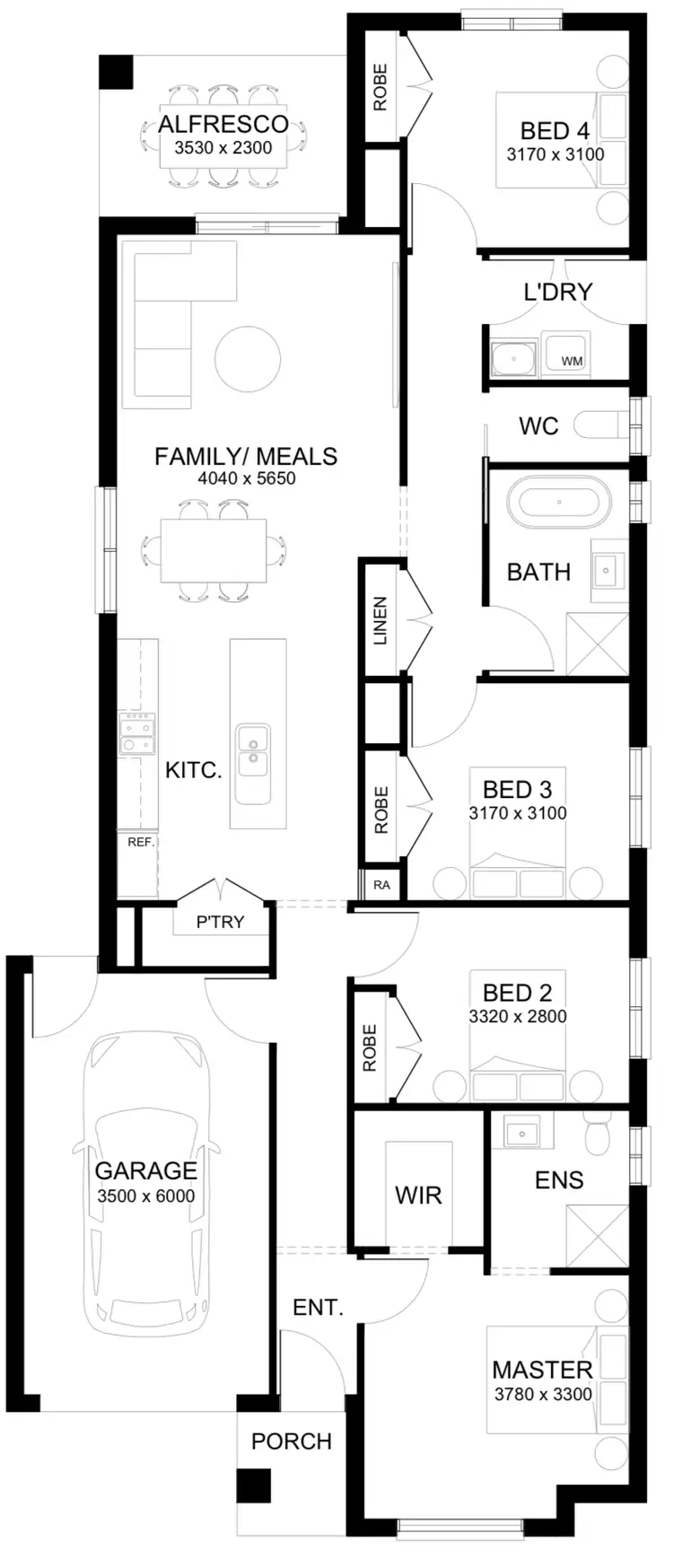 Floorplan of Homely house listing, 131 Vanguard Ave, Cranbourne West VIC 3977