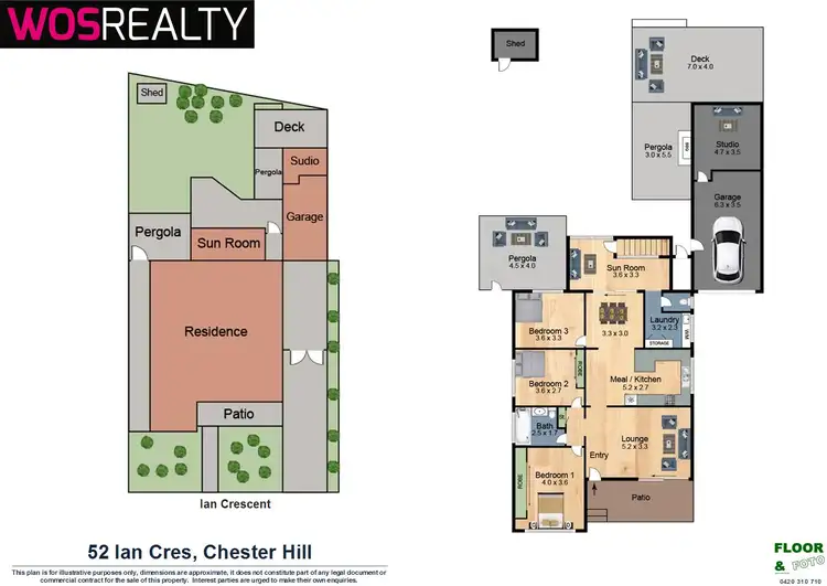 Floorplan of Homely house listing, 52 Ian Crescent, Chester Hill NSW 2162